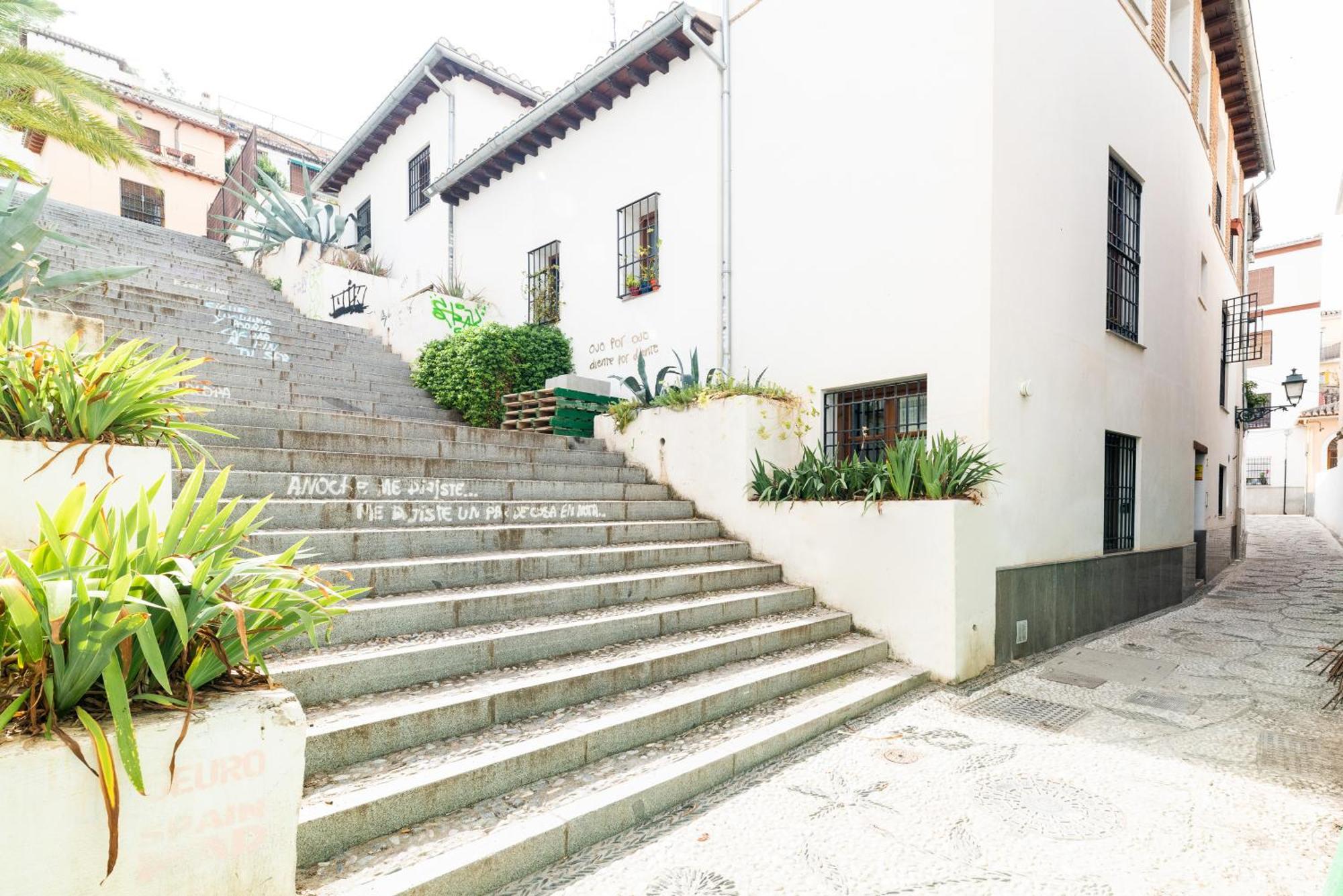 El Rey Zagal Apartament Casa Siglo XVI Pleno Centro グラナダ エクステリア 写真